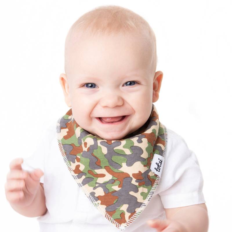 Camo Baby Tuch Luxus Bandana Dribble Bib von TotsiUK