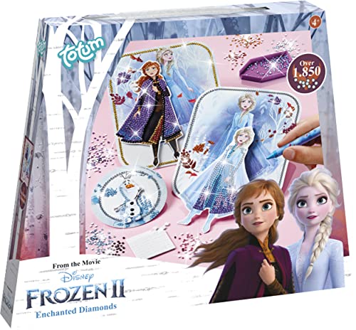 Frozen II Diamond Painting-Set: Gestalte 3D Karten von Anna & Elsa und Olaf mit wunderschönen Glitzersteinen von Frozen