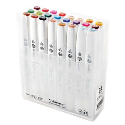 Twin Brush Marker 24teilig von Touch