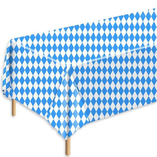 1 Stück Oktoberfest Tischdecke,Bayerische Tischtuch 130 x 220cm Oktoberfest Tischdecke Rechteckig Party Tischdecke für Oktoberfest Deutsche Party Dekorationen Oktoberfest Dekoration von Tovbmup