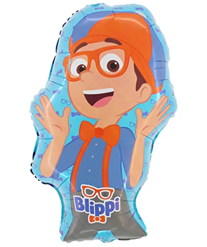 Toyland® 29 Zoll Folienballon mit Blippi-Charakter – Kinderparty-Dekorationen von Toyland