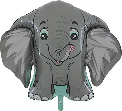 Toyland® 40 "Grey Elephant Character Foil - Kinderpartyballon - Partydekoration von Toyland