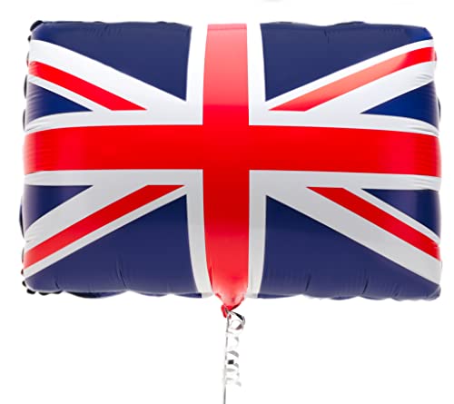 Toyland® 55,9 cm großer Folienballon mit Union Jack-Flagge – Britische Dekorationen von Toyland