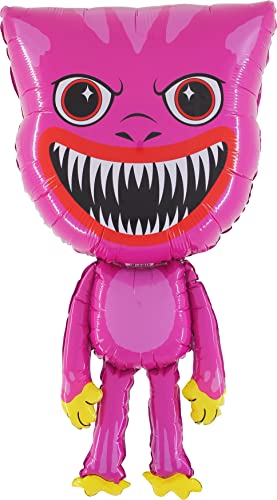 Toyland® 96 cm (38 Zoll) riesiger rosa Monster-Folienballon - Halloween-/Partyballons für Kinder von Toyland