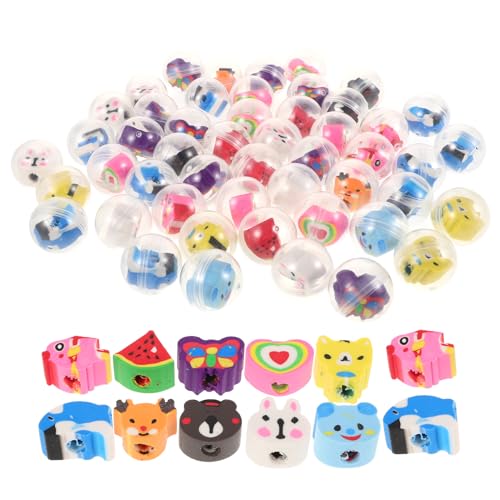 1 Satz Gacha-radiergummi Kawaii-accessoires Mini-radierer Masse Kleine Radiergummis Für Kinder Groß Minipreise Für Kinder Neue Radiergummis Für Kinder Plastik 50 Stück Toyvian von Toyvian