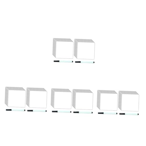 8 Sätze Whiteboard-aufkleber Wiederverwendbare Antworttafel Zeichenbrett Für Waschbares Whiteboard Waschbare Etiketten Klebbares Whiteboard Whiteboard-etikett Pvc Weiß Toyvian von Toyvian