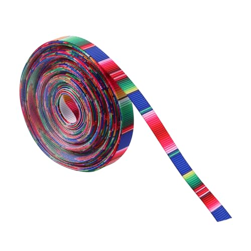 Toyvian Mexikanische Dekorationen Band Bunte Serape Party Liefert Polyester Party Verpackung Haarschleifen Fiesta von Toyvian