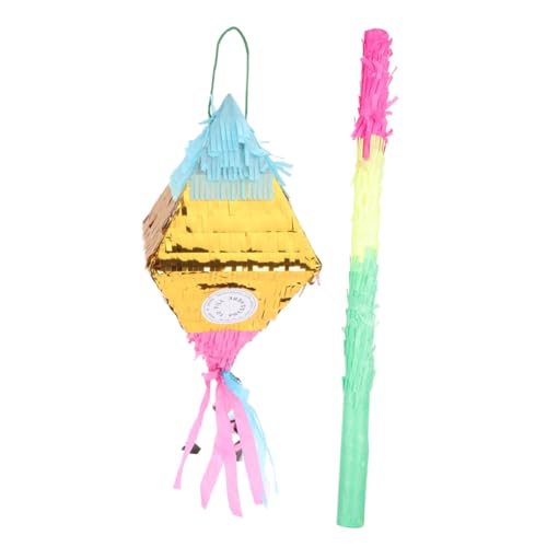 Toyvian 1 Satz Diamant-Piñata Süßigkeitendekorationen Pinata für Erwachsene Außendekorationen Party Spielzeuge Kinderspielzeug Piñata für Kinder Geburtstag Piñata draussen Geschenk Papier von Toyvian