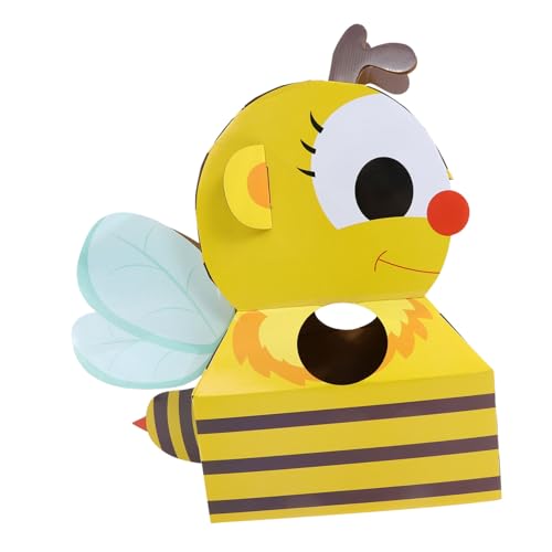 Toyvian 1 Satz Flugzeugspielzeug Aus Pappschachtel Fliegendes Bienenkostüm Für Kleinkinder Schwimmbecken Für Hubschrauber Babyspielzeug Für Jungen Yellow Papier von Toyvian