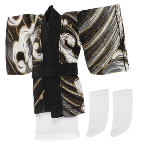 Toyvian 1 Satz Kimono-Set für Babykleidung Zubehör für Puppenkostüme Puppenkleidung Puppen Kimono Set Puppen Outfit für Fotografie Puppe dekorative Kleidung wiederverwendbares Puppenkleid von Toyvian