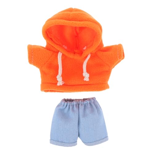 Toyvian 1 Satz Plüschbärenkleidung kleines Baum -Osterei Verschiedene Spielzeuge Engel Puppe Plüschbär Kleidung Puppenkleidung Set Puppenkleidung Kapuzenpullover für Puppen Stoff von Toyvian