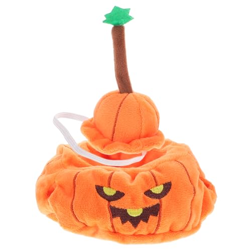 Toyvian 1 Satz Puppenkleidung Halloween-puppenhut Puppenhaus Kürbiskostüm Kleinkind Kürbis Babykostüm Kürbis Kostüm Kürbiskostüm Puppenkürbiskostüm Puppenmütze Orange Polyester von Toyvian