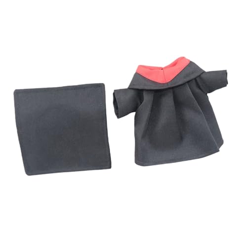 Toyvian 1 Satz Puppenkleidung Puppen Kleidung Puppen Klamotten Puppenmode Puppenbekleidungsset Puppenabschlusskappe Puppenabschlussoutfit Puppenoutfits Puppenmütze Kleidung Stoff Black von Toyvian