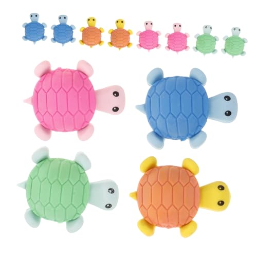 Toyvian 1 Satz Schildkröte Radiergummi Erasers for Bürozubehör Party Geschenkesack Radiergummis Tiere Neuheit Tier Radiergummi Kreativer Schildkröten-radierer 24st von Toyvian