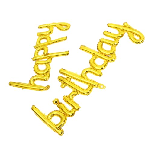 Toyvian 1 Set „Alles Zum Geburtstag Ballon Aluminiumfolien Ballons Pastellfarben Stehende Und Gehende Themen Riesige Luftballons Für Kreative Geburtstagsfeiern Und Partys von Toyvian