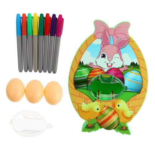 Toyvian 1 Set Ei Malerei Maschine Ei Dekorateur Ei Malerei Kit DIY Ei DIY Ostern Ei Malerei Ei Ostern Ei Kit Ei Maler Abs Material von Toyvian