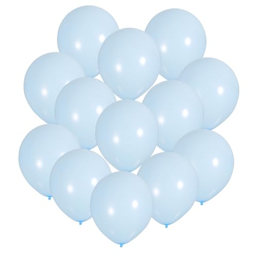 Toyvian 100St Luftballons für Geburtstagsfeiern event party Geburtstagsballons Bogen Beleuchten Ballons für Partys Valentinstag-Ballons Dekorative Luftballons Emulsion Sky-blue von Toyvian