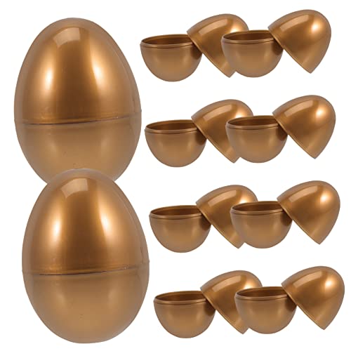 Toyvian 10St Ei Dekoration Eierkarton Bierdosenstapler dekoratives rotes Paket gefärbte Eier fillable easter eggs easter egg decoration goldenes Osterei zum Befüllen ostereier aus plastik von Toyvian