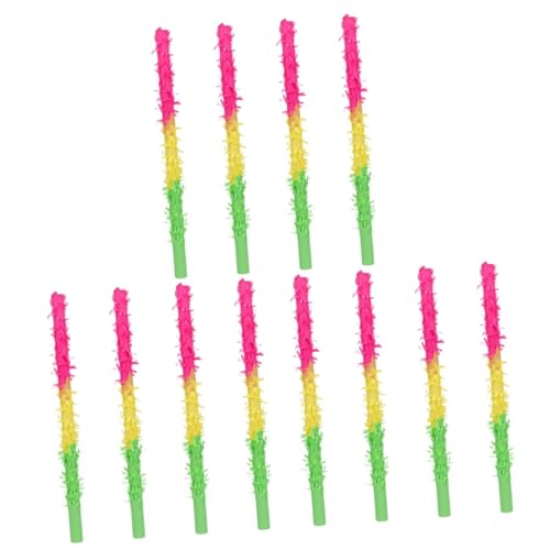 Toyvian 12 Stk Piñata-sticks Feier-pinata Fiesta-piñata-stick Geburtstags-piñata-stick Fiesta-gastgeschenke Pinata-füller Pinata Und Stock Pinata-stick Piñata-buster Papier von Toyvian