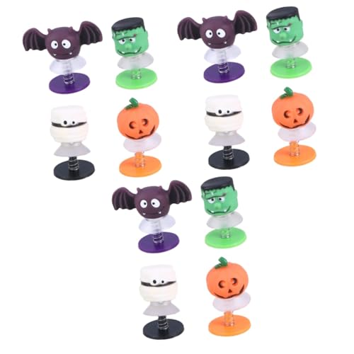 Toyvian 12 Stück Puppe Kleine Hüpfspielzeuge Kosmetische Spielzeuge Sprungspielzeuge Lustige Spielzeuge Neuartige Spielzeuge Hüpfspielzeuge Halloween Spielzeug Im Cartoon Stil von Toyvian