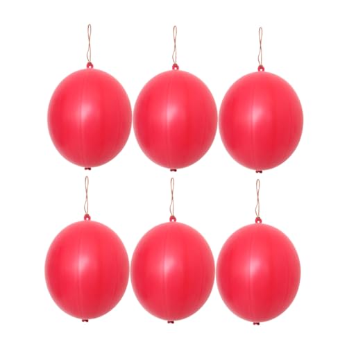 Toyvian 12St Schlagbälle Luftballons mit Gummibandgriffen Punchballons für Kindergeburtstage Party-Punschballons Luftballons stanzen Punschballons für die Party kinder punschbälle von Toyvian