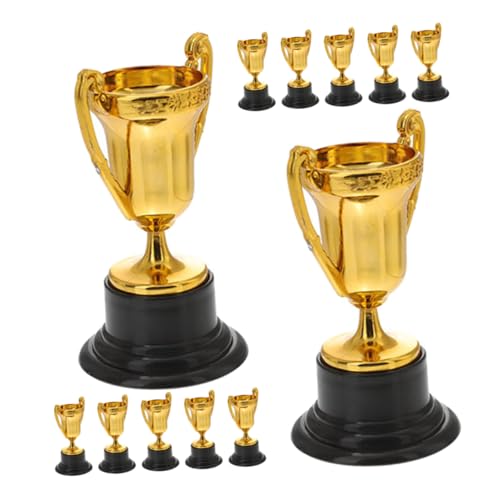 Toyvian 15 Stück Kleine Trophäen Spielzeug Party Wettbewerb Trophäe Trophäe Dekor Auszeichnung Trophäen Für Spiele Trophäenbecher Dekoration Kunststoff Trophäe Für von Toyvian