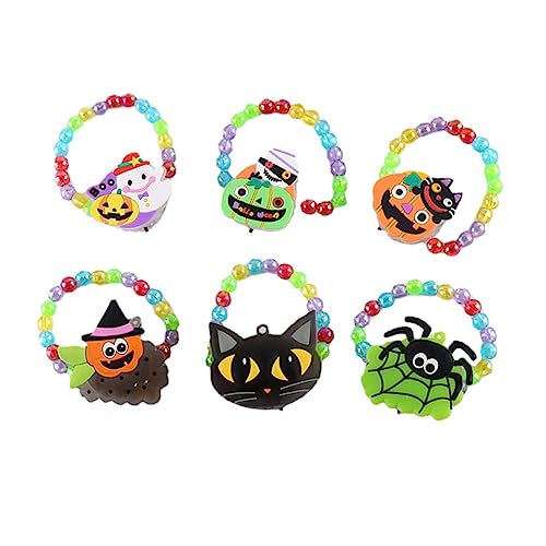 Toyvian 18 Stk Halloween-armband Halloween-party Begünstigt Masse Led-armbänder Led Leuchten Armbänder Halloween-armbänder Für Kinder Leuchtarmband Für Kinder Led-armband Pvc Weicher von Toyvian