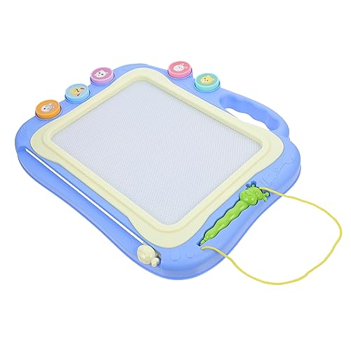 Toyvian 1Stk Magnetisches Zeichenbrett schreibtafel schreib tablet zeichenpad Magnettafel magnetisch Bildung Doodle großes Doodle-Board Plastik Blue von Toyvian