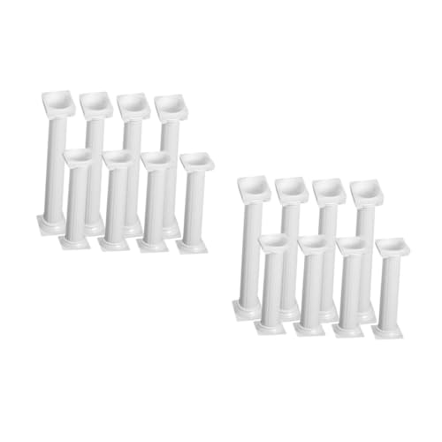 Toyvian 2 Sätze 2 Sets Römische Säule Kuchendekoration Dekorative Säule Römische Säule Und Säulen Hochzeitssäule Hochzeit Römische Säule Säule Für Dekoration Hochzeit Römische 8 Stück * 2 von Toyvian