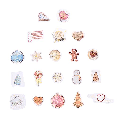 Toyvian 2 Sätze À 80 Blatt Aufkleber Scrapbooking Sticker Scrapbook Stickers weinachtendecor Weihnachten Dekoration Binders Ideas Geschenkanhänger weihnachtsgeschenkverpackung Papier von Toyvian