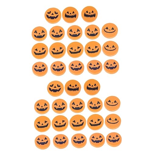 Toyvian 2 Sätze Kürbis Radiergummi Kürbisse Kindergäuer Kürbis Radiergummis Masse Mini-radierer Masse Radiergummis Für Halloween Neuheitseraser Orange Radiergummi 18 Stück * 2 von Toyvian