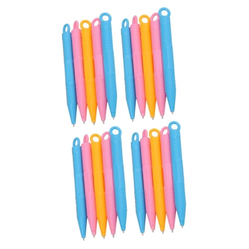 Toyvian 2 Sätze Zeichenbrett Stift Magnet-zeichenbrettstift Kinderschreibtafel Magnetisches Perlenspielzeug Planke Magnete Bausatz -magnetstift Gekritzel Tablette Plastik 10 Stück * 2 von Toyvian