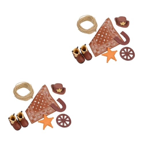 Toyvian 2 Sets Party Kuchendekoration Cowgirl Geburtstagsdekoration Cowboy Motto Partydekoration Cowboy Kuchenaufsatz Cowboy Stiefel Kuchenaufsatz Kuchenaufsatz Cowboy von Toyvian