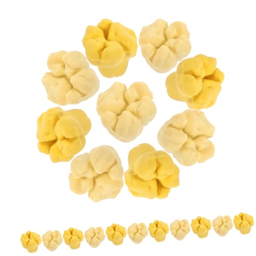 Toyvian 20 Stück Popcorn-förmige Radiergummis, Popcorn-form, Schreibwaren, Klassenzimmer, Belohnungen, Partygeschenke, Radiergummis von Toyvian