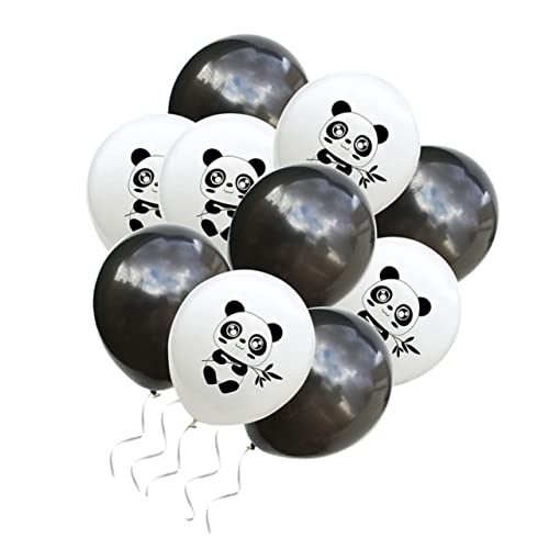 Toyvian 20St Ballon kinderparty mitgebsel wand polsterung deckenverkleidung geburtstagsdeko black balloons luftbalons balongas wedding balloons pandabär Partyschmuck Emulsion von Toyvian