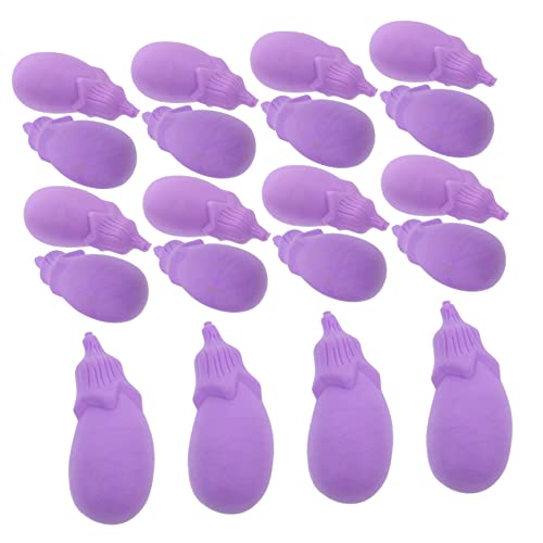 Toyvian 20st Karotten Radiergummi Aubergine Radiergummis Kleine Preise Für Kinder Für Belohnungen Radiergummis Für Kinder Bulk Urlaub Radiergummis Mini Lebensmittel Radiergummis von Toyvian