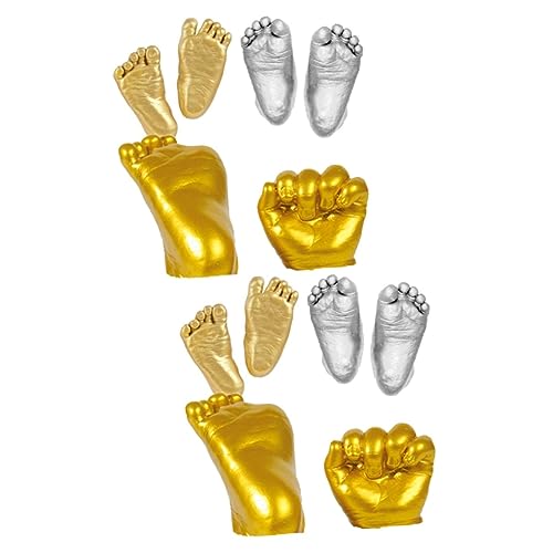 Toyvian 2st Gips-handguss-kit Andenken Geschenke Bausatz Für Handskulpturen Geschenke Für Kleine Jungen Hände Casting-kit Kinderzimmerdeko Für Mädchen Souvenir Baby Dreidimensional von Toyvian