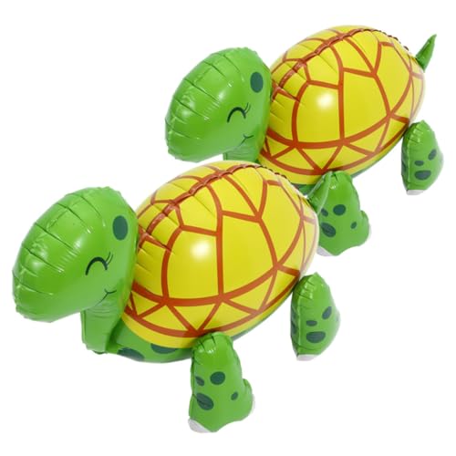 Toyvian Niedliche Schildkröte Aufblasbarer Ballon Stand-up Tier Themen Dekorative Ballons Foto Prop von Toyvian