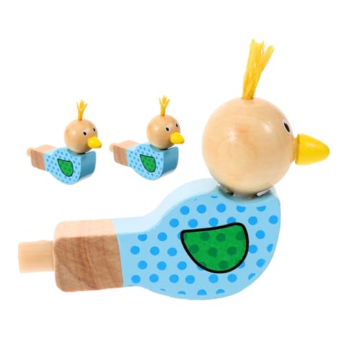 Toyvian 3 Stück Holzvogelpfeifenspielzeug Krabbelkrabbe Babyspielzeug Fernbedienung Für Ferngesteuertes Auto Für Musikinstrumente Partygeschenke Für Spielzeugpfeifen von Toyvian