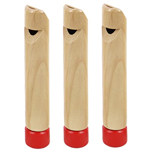 Toyvian 3 Stücke Pfeife Musical Instruments Kid Party Favors Partei Liefert Holz von Toyvian