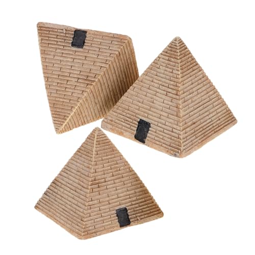 Toyvian 3 Teiliges Pyramiden Sandtisch Sand Set Mini B Exquisite Pyramiden Desktop Dekoration Altägyptisches Ägyptische Pyramide Schreibtisch Dekoration Ägyptische von Toyvian