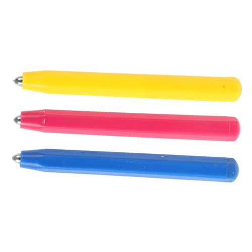 Toyvian 3St magnetischer Zeichenstift Magnetisches Zeichenbrett mit Stift Magnetischer Schreibtafelstift Magnetische Zeichenstift Ersatz Zeichenstift Ersatzstifte für Schreibtafeln Plastik von Toyvian