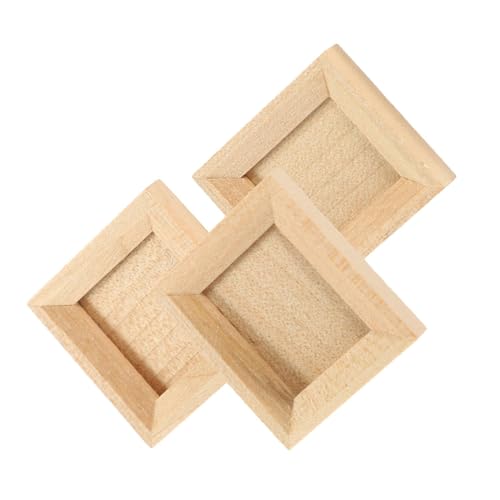 Toyvian 3stücke Miniatur Bilderrahmen Teiliges Holz- Zubehör Für Puppenhäuser Kreative Fotoanzeige Kleine Dekorative Rahmen Für Miniatur-szenen Und Bastelprojekte Toyvian 3stücke Miniatur Bilderrahmen Teiliges Holz- Zubehör Für Puppenhäuser Kreative Fotoanzeige Kleine Dekorative Rahmen Für Miniatur-szenen Und Bastelprojekte von Toyvian