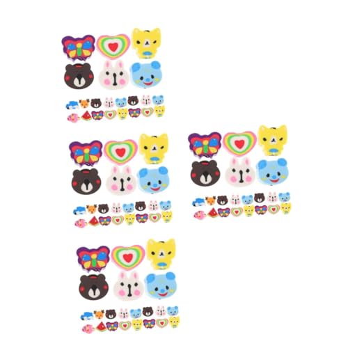 Toyvian 4 Sätze Gacha-radiergummi Neue Radiergummis Für Kawaii-accessoires Preise Für Klassenzimmer Tier-radiergummi Mini-radierer Masse Radiergummis Plastik 50 Stück * 4 von Toyvian