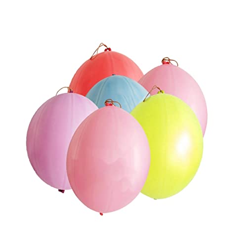 Toyvian 50 Stück Kinder Punschbälle Luftballons Stanzen Schlagbälle Kinder Stanzen Luftballons von Toyvian