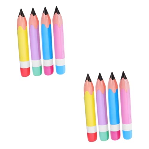 Toyvian 8 Stück Aufblasbarer Bleistift Aufblasbare Partygeschenke Aufblasbarer Buntstift Riesige Requisite Dekorativer Buntstift Für Klassenzimmer Partyzubehör Buntstift Dekor von Toyvian