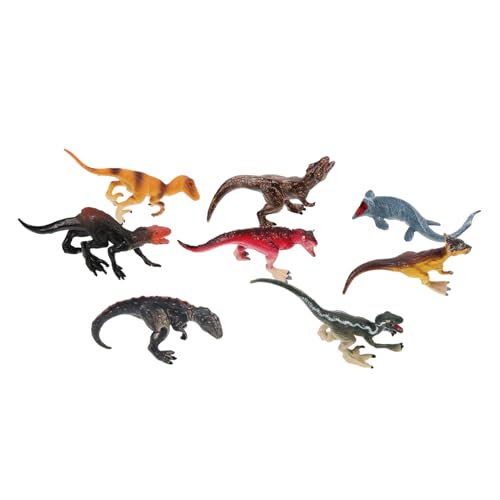 Toyvian Dino Kuchen 8st Dinosaurier-kuchen Dekorieren Party Kuchen-dinosaurier-ornament Kuchendekorationen Buchregal Dekoration Animal Figures Kognitives Dinosauriermodell Dinosaurier-modelle Plastik von Toyvian