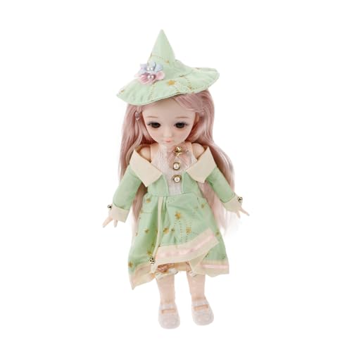 Toyvian BJD-Gelenkpuppe Puppenkleidung Prinzessin Puppe Kugelgelenkpuppe Bjd-Puppenkörper Amerikanische Puppen für Mädchen lebendige Puppe Mädchen Puppe Anime-Puppe Samt von Toyvian