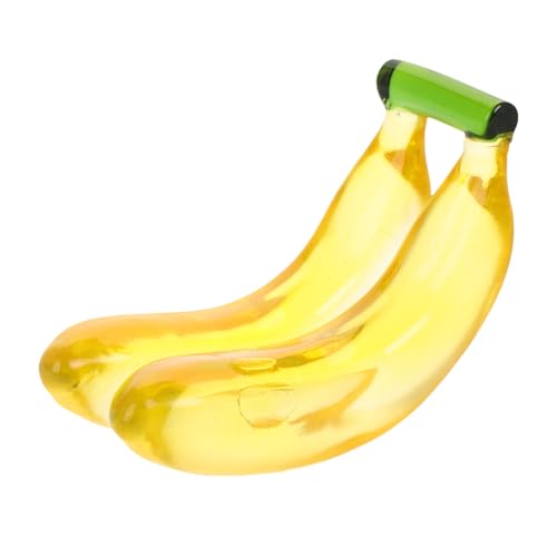 Toyvian Bananenmodell Heimdekoration Statuen Dekorative Bananenverzierung Tischdekoration Bananenfigur Für Den Schreibtisch Bananendekoration Tischaufsatz Heimbananenfigur Gelbes von Toyvian