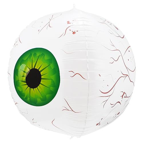 Toyvian Halloween Augapfel Ballons lustige Halloween-Ballons Ballondekoration halloween luftballons halloween ballons Luftballons für die Partyszene Partyballons Aluminiumfolie Light Green von Toyvian